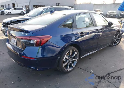 2025 Honda Civic Hybrid Sport/Sport Touring из США, поврежденный, VIN 2HGFE4F8XSH330583
